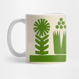 Vintage Cactus Plants Illustration Decor Mug